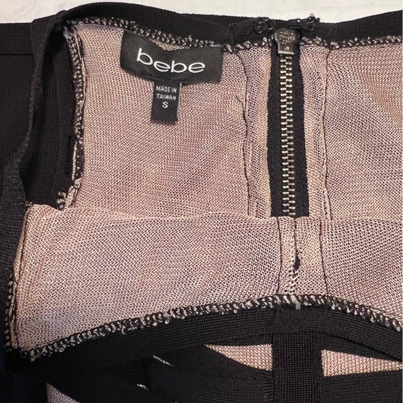 Vintage / Rare BeBe BodyCon Dress Sz S - Picture 10 of 10